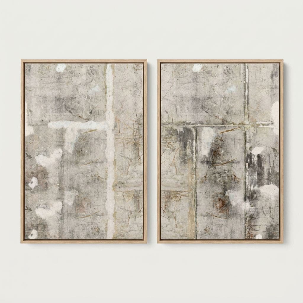Faded set, תמונת קיר מודפסת של Shade
